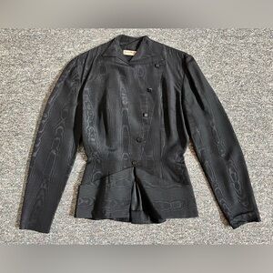 Vintage 50’s Black Women's Jacket
